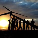Raising a Wind Turbine in Durban
