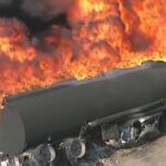 Gas Tanker Explodes On Lagos-Ibadan Highway