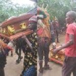 Masquerades chase away Church Members, take over a funeral service in Akwa Ibom State