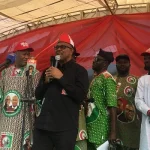 Peter-Obi on the podium