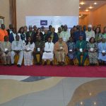Participants posing for a group photograph at the NIMC -ID4D Procurement Workshop at Oriental Hotel, Lagos